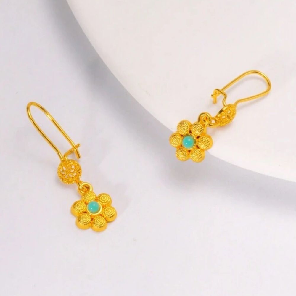Flower earrings N719